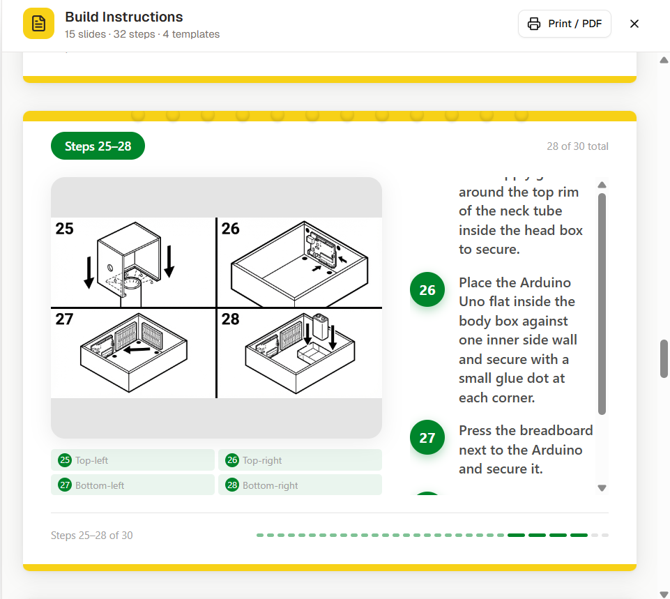 Product Interface Mockup