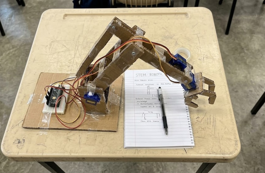 Cardboard Robotic Arm